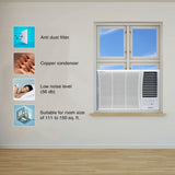 Voltas 1.5 Ton 5 Star, Inverter Window AC (Copper, 2023 Model, 185V Vertis Elite, White) - ATC Electronics