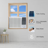 Voltas 1.5 Ton 5 Star, Inverter Window AC (Copper, 2023 Model, 185V Vertis Elite, White) - ATC Electronics