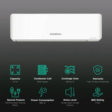 O GENERAL 1.5 Ton 3 Star Inverter Split AC (2023 Model, Copper Condenser, ASGG18CPAA-B) - ATC Electronics