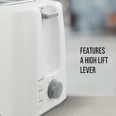 Havells Crips Plus 2 Slice Pop Up Toaster - 750w (White) - ATC Electronics