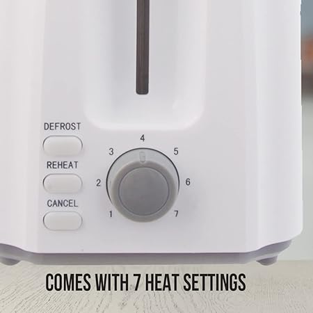 Havells Crips Plus 2 Slice Pop Up Toaster - 750w (White) - ATC Electronics