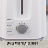Havells Crips Plus 2 Slice Pop Up Toaster - 750w (White) - ATC Electronics