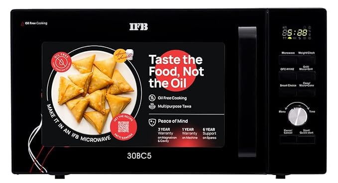 IFB 30 L Convection Microwave Oven with Oil Free Cooking (30BC5, Black, With Starter Kit) - ATC Electronics