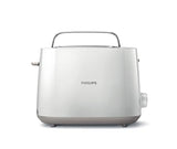 Philips Daily Collection HD2582/00 830-Watt 2-Slice Pop-up Toaster (White) - ATC Electronics