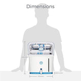 KENT Ultra Storage UV Water Purifier (11042) | UV+UF Water Purification | Wall Mountable | 8L Storag (Not Suitable for Borewell or tanker water) - ATC Electronics