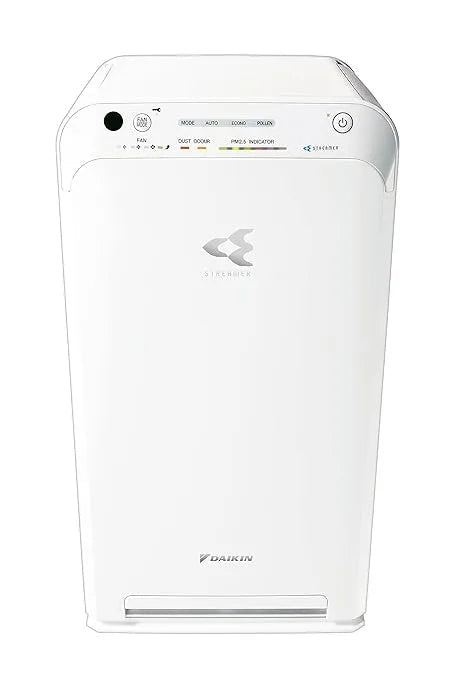 Daikin MC55XVM6 Air Purifier, Lifetime Supply of HEPA Filter, Lifetime Odour Filter, Dual Technology Flash Streamer & Active Plasma, 440 Sq. Feet coverage, Healthy air all year. - ATC Electro
