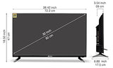 Sansui 80cm (32 inches) HD Ready Smart LED TV JSY32SKHD (BLACK) With Bezel-less Design - ATC Electronics