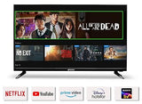 Sansui 80cm (32 inches) HD Ready Smart LED TV JSY32SKHD (BLACK) With Bezel-less Design - ATC Electronics