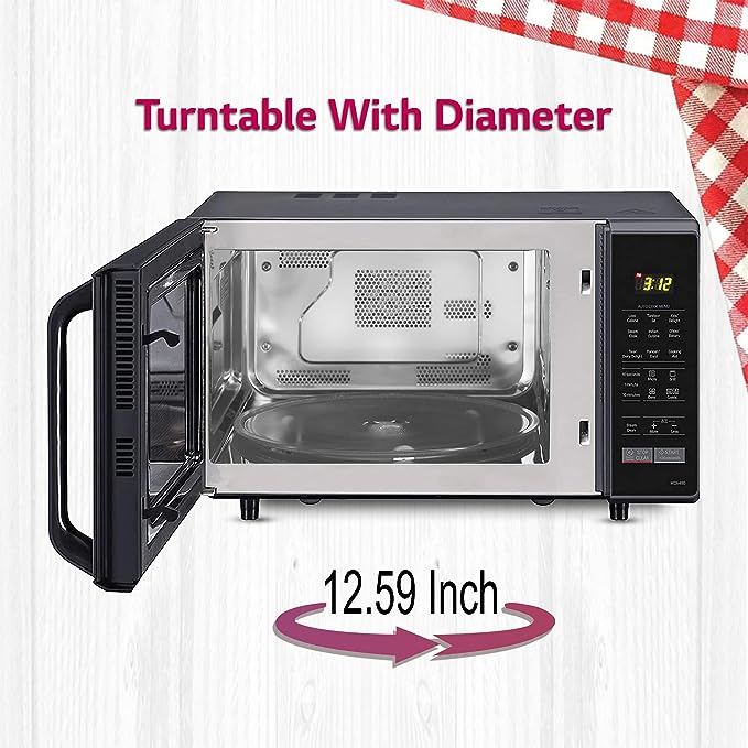 LG 28 L Convection Microwave Oven (MC2846BG, Black) - ATC Electronics