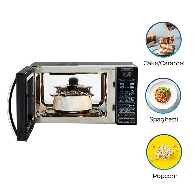 IFB 23 L Convection Microwave Oven (23BC4, Black+Floral Design) - ATC Electronics