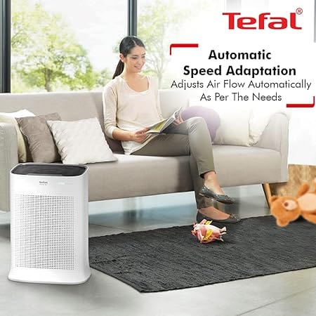 Tefal Pure Air purifier, Filters up to 99.99% of allergens and fine particles, suitable for big spaces, high CADR 300m3/h, Silent mode - ATC Electronics