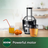Philips Viva Collection HR1863/20 2-Litre Juicer (Black/Silver) - ATC Electronics