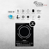 Havells Induction Cooktop TC 18 1800 watt (Black) (GHCICDQK180) - ATC Electronics