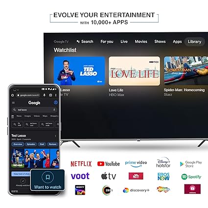 SANSUI 140 cm (55 inches) 4K Ultra HD Smart QLED Google TV JSW55GSQLED (Black) - ATC Electronics