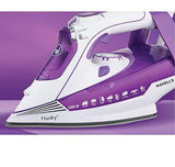 Havells Plastic Husky 2200 W Steam Iron With Auto Shut Off, Steam Boost, Vertical, Horizontal Ironing, Anti Drip, Self-Cleaning & Anti Calc Technology. (Purple), 2200 Watt - ATC Electronics