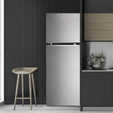 LG 340 L 2 Star Frost-Free Smart Inverter Double Door Refrigerator (GL-S342SPZY, Shiny Steel, Convertible & Multi Air Flow) - ATC Electronics