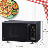 LG 28 L Convection Microwave Oven (MC2846BG, Black) - ATC Electronics