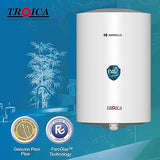 Havells Troica 15-Litre Vertical Storage Water Heater (Geyser) White Grey, 4 star (B09F9SHMG9) - ATC Electronics