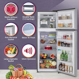 LG 340 L 2 Star Frost-Free Smart Inverter Double Door Refrigerator (GL-S342SPZY, Shiny Steel, Convertible & Multi Air Flow) - ATC Electronics