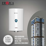 Havells Troica 25-Litre Vertical Storage Water Heater (Geyser) White Grey, 4 star - ATC Electronics