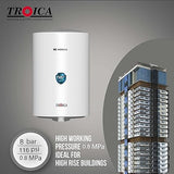 Havells Troica 15-Litre Vertical Storage Water Heater (Geyser) White Grey, 4 star (B09F9SHMG9) - ATC Electronics