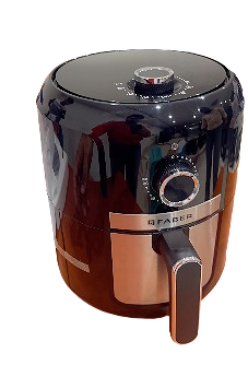 Faber 4L 1350W Manual Air Fryer| Fry, Bake, Roast, Toast, Grill & Reheat| 85% Less Oil, 360° Air Cooking |Temperature & Timer Control |Auto Off |Non-Stick Pan| 2Y Warranty by Faber| FAF 4.0L MS BK