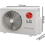 LG Air Conditioner Split 3 Star (1.5), Split AC, Super Convertible 5-in-1, Hot & Cold, with Anti Virus Protection, 2023 Model