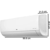 LG Air Conditioner Split 3 Star (1.5), Split AC, Super Convertible 5-in-1, Hot & Cold, with Anti Virus Protection, 2023 Model