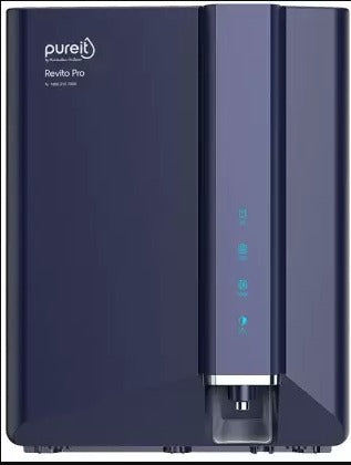 Pureit Revito Pro DURAViva™ technology with 8 L RO + UV + MF Water Purifier  (Blue) - ATC Electronics