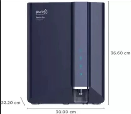 Pureit Revito Pro DURAViva™ technology with 8 L RO + UV + MF Water Purifier  (Blue) - ATC Electronics