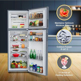 Whirlpool 265 Litres Frost Free Double Door 2 Star Refrigerator (Arctic Steel, REF INV DF278 2S ARTC STL21878) - ATC Electronics