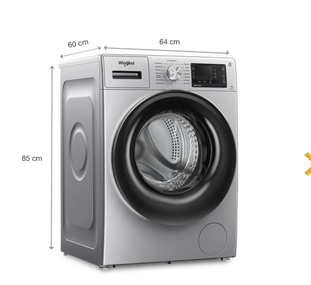 Whirlpool 33015 Xpert Care 8kg 5 Star Front Load Washing Machine with Ozone Air Refresh Technology - ATC Electronics
