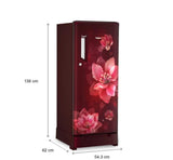 Whirlpool 72535 Icemagic Powercool 192L 3 Star Single-Door Refrigerator - Rain - ATC Electronics