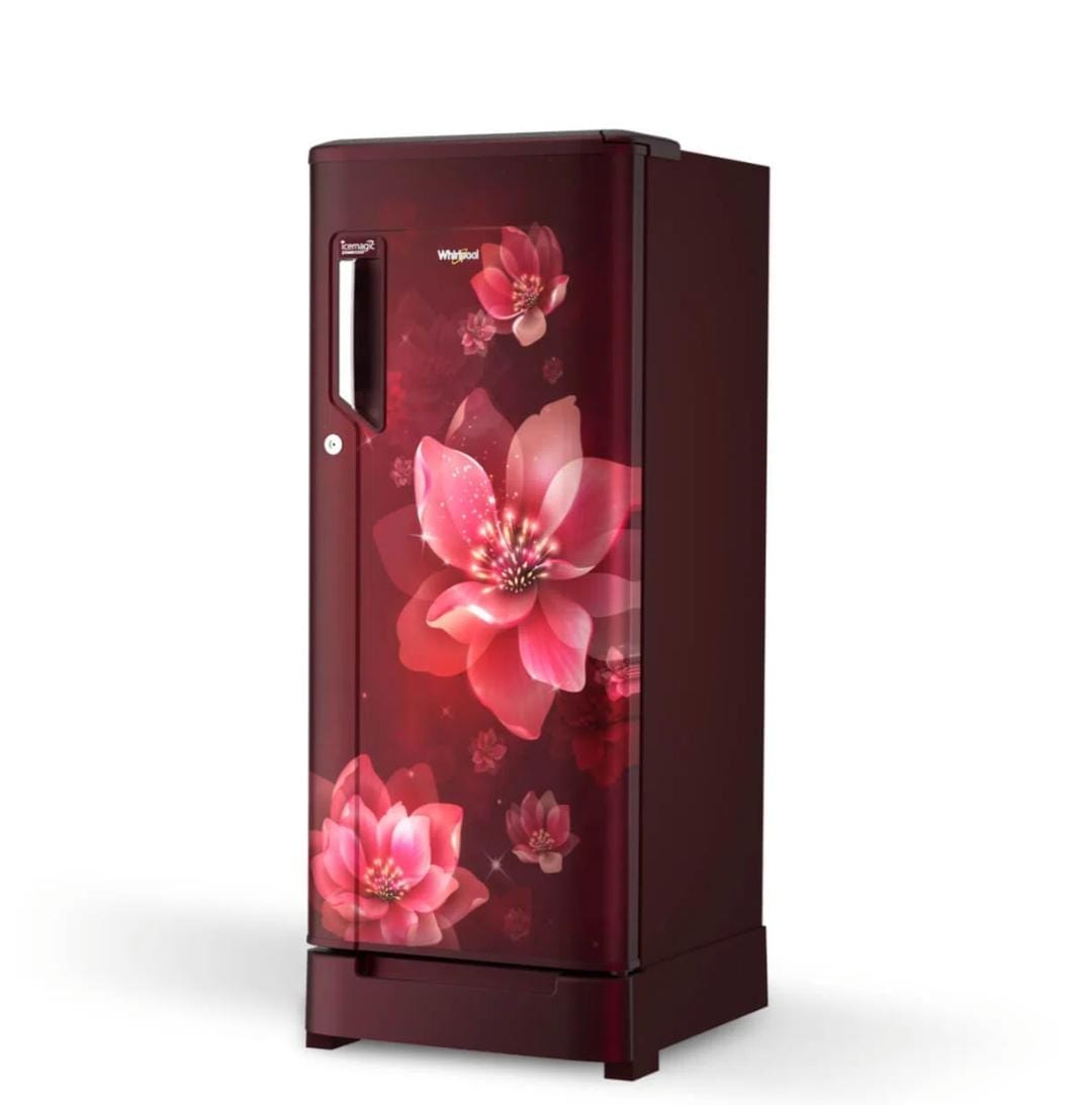 Whirlpool 72817 Icemagic Powercool 192L 3 Star Single Door Refrigerator with Base Drawer - Mulia - ATC Electronics