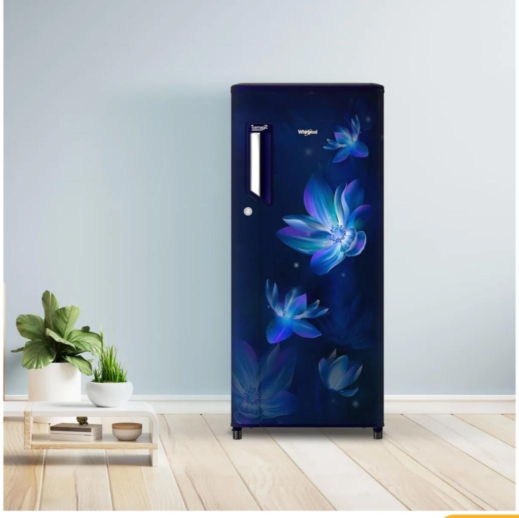 Whirlpool 72535 Icemagic Powercool 192L 3 Star Single-Door Refrigerator - Rain - ATC Electronics