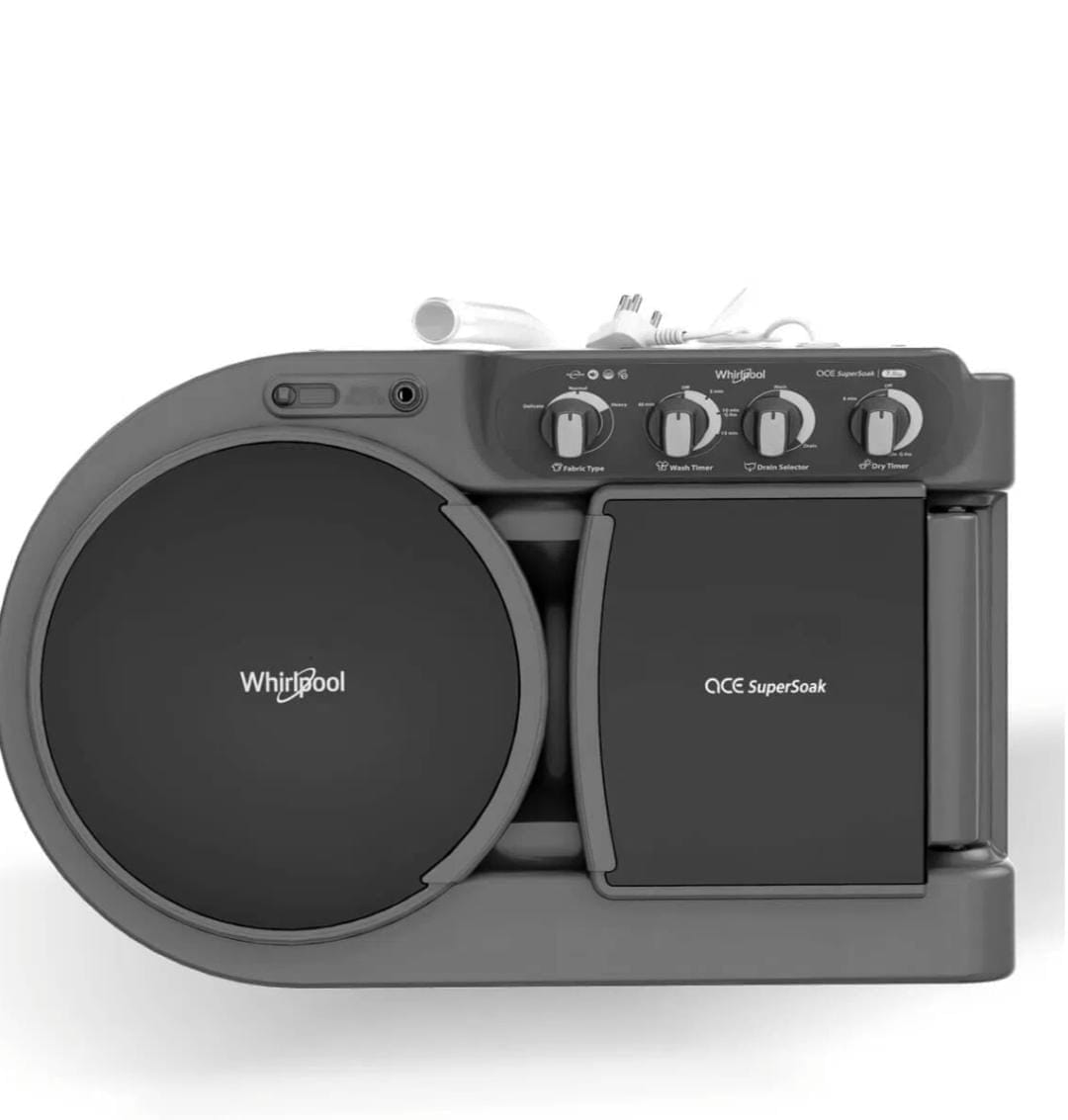 Whirlpool 7 Kg Semi Automatic with Extra Soak time- Ace Super Soak - ATC Electronics