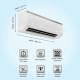 Daikin 1.5 Ton 3 Star Fixed Speed Split AC (Copper, PM 2.5 Filter, 2023 Model, GTL50U, White) - ATC Electronics