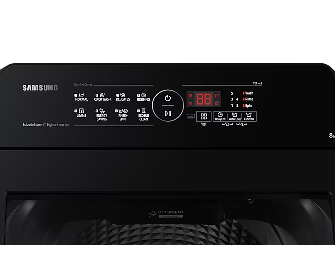 Samsung 8.0 kg Ecobubble™ Top Load Washing Machine, WA80BG4441BD - ATC Electronics