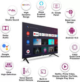 SANSUI 178 cm (70 inches) 4K Ultra HD Smart Android LED TV JSW70ASUHDFF (Ebony Black) - ATC Electronics