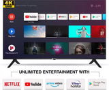 Sansui 140 cm (55 inches) 4K Ultra HD Certified Android LED TV JSW55ASUHD (Mystique Black) - ATC Electronics
