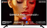 Sansui 102cm (40 inches) Full HD Certified Android LED TV JSW40ASFHD (Midnight Black) With Voice Search Smart Remote - ATC Electronics