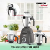 HAVELLS Power Hunk 800 Mixer Grinder (3 Jars, Grey) - ATC Electronics