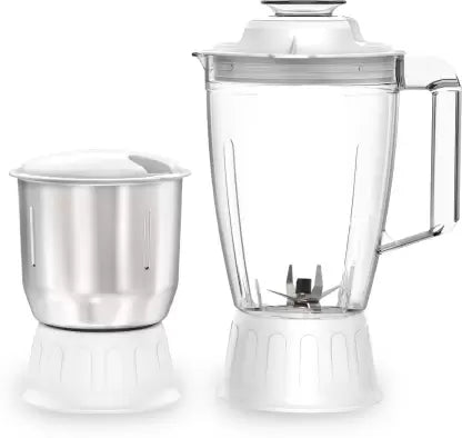 HAVELLS by Havells RIGO 2GHIJMBUB050 500 Juicer Mixer Grinder (2 Jars, WHITE + DARK BLUE) - ATC Electronics
