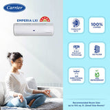 Carrier Emperia LXI 1.5 Ton 5 Star Inverter Split (2023, Copper) - ATC Electronics
