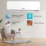 Voltas 1.5 Ton 3 Star, Inverter Split AC(Copper, 4-in-1 Adjustable Mode, Anti-dust Filter, 2023 Model, 183V Vectra Prime, White) - ATC Electronics